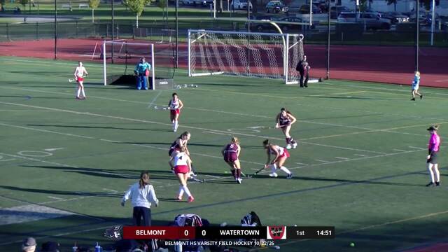 Belmont HS Girls Varsity Field Hockey - 10/22/26