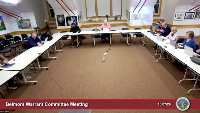 Warrant Committee - 10/07/26